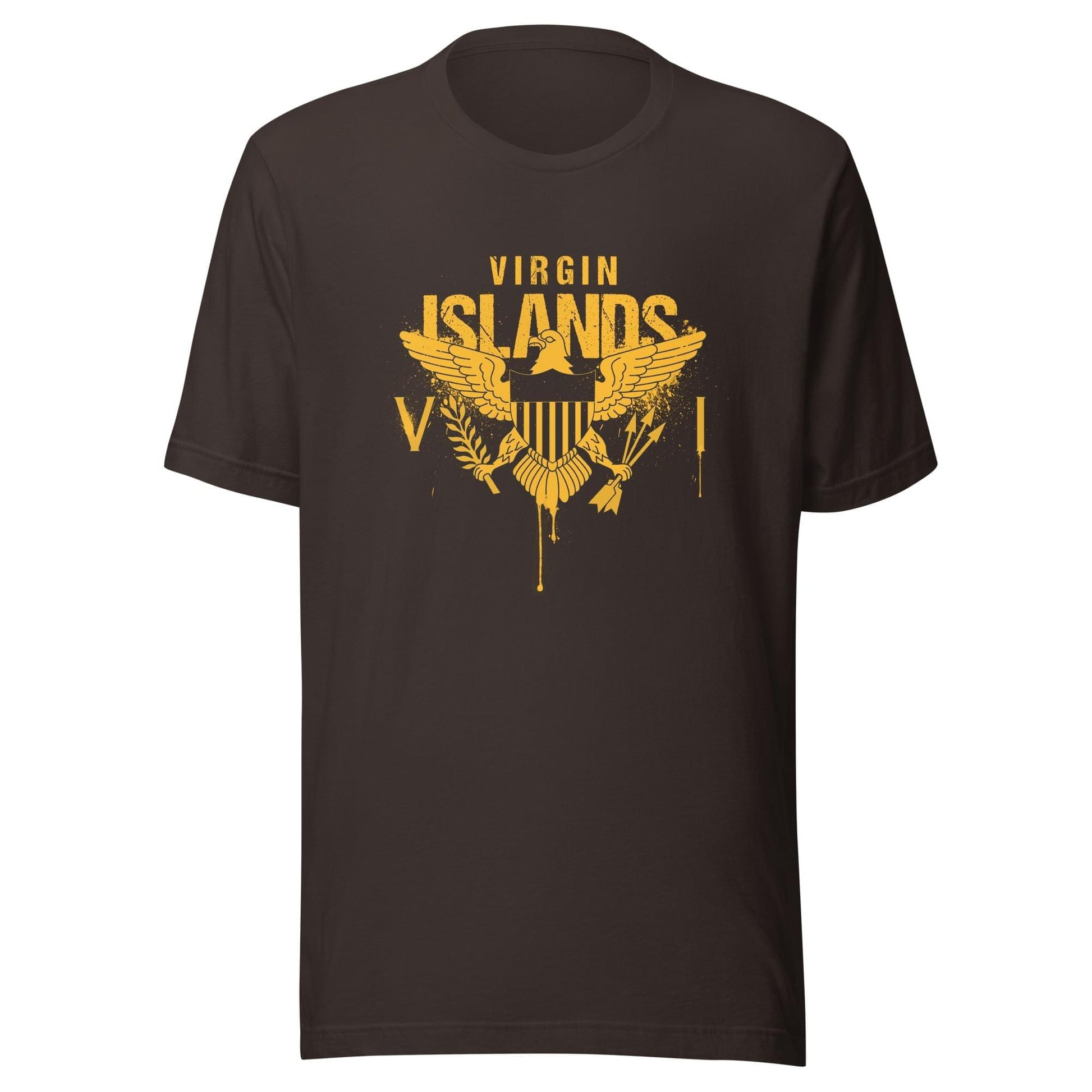 Gold Painted Vi Unisex Tee | Phade Fashion Virgin Islands