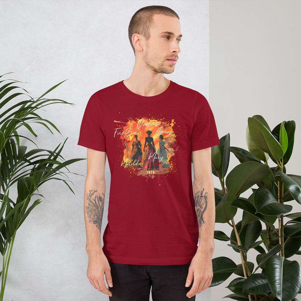 Unisex Fireburn Queens T-Shirt | Phade Fashion Virgin Islands