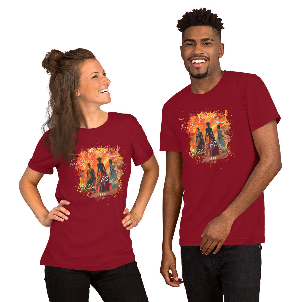 Unisex Fireburn Queens T-Shirt | Phade Fashion Virgin Islands