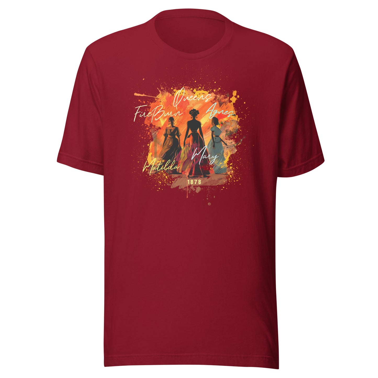 Unisex Fireburn Queens T-Shirt | Phade Fashion Virgin Islands