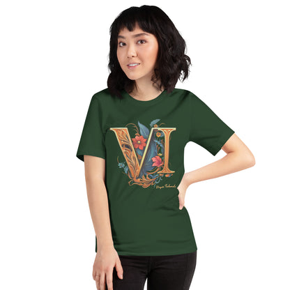 Roman Floral Unisex Tee | Phade Fashion Virgin Islands