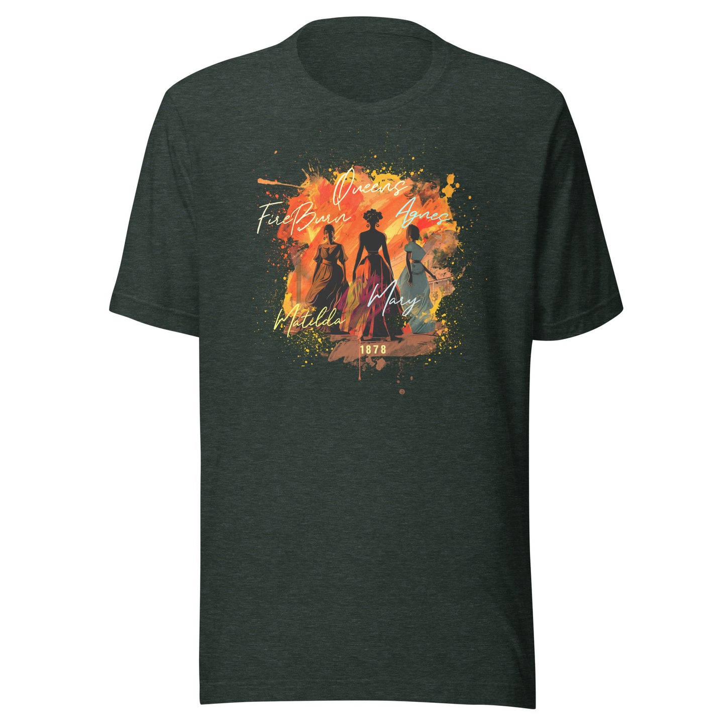 Unisex Fireburn Queens T-Shirt | Phade Fashion Virgin Islands