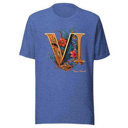 Roman Floral Unisex Tee | Phade Fashion Virgin Islands