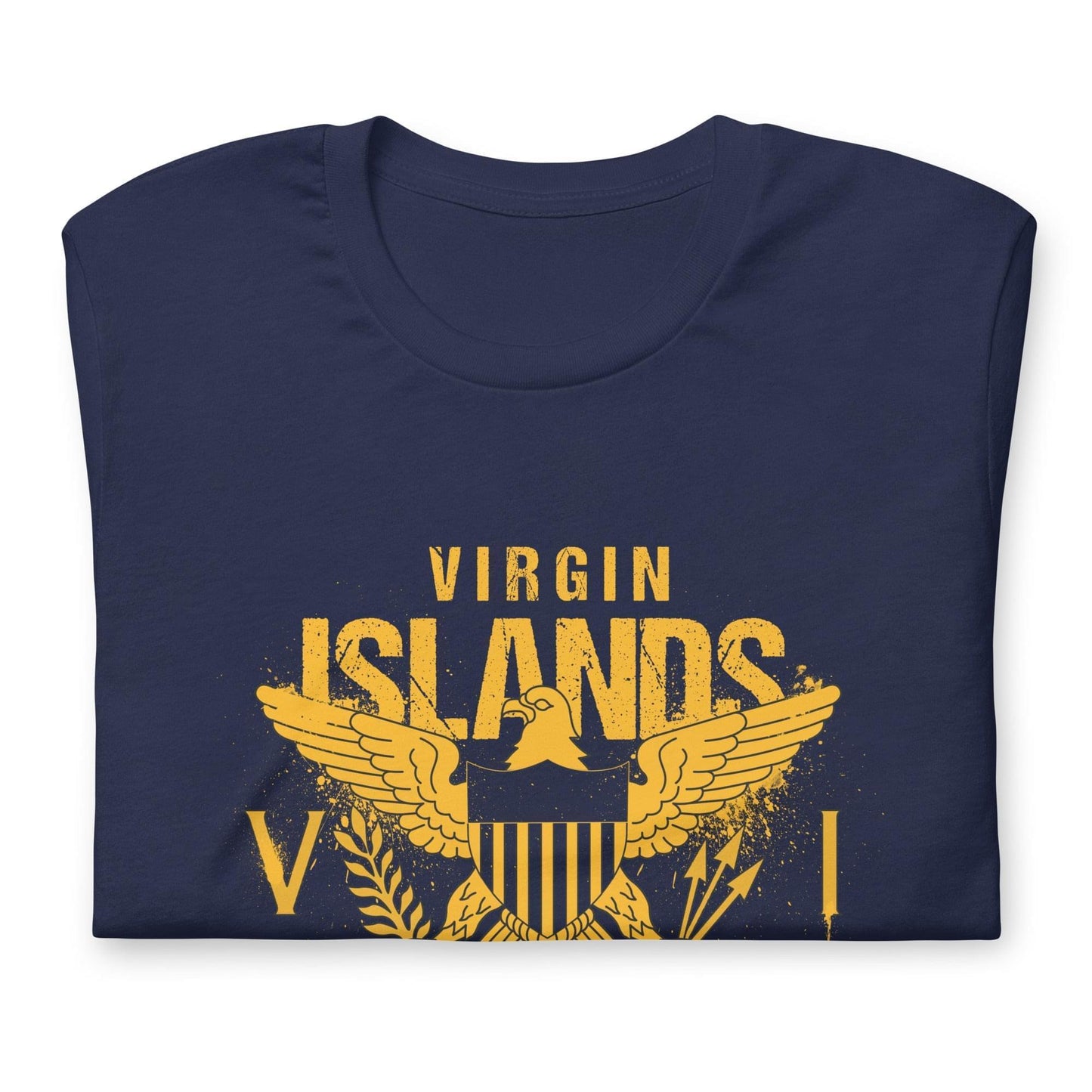 Gold Painted Vi Unisex Tee | Phade Fashion Virgin Islands