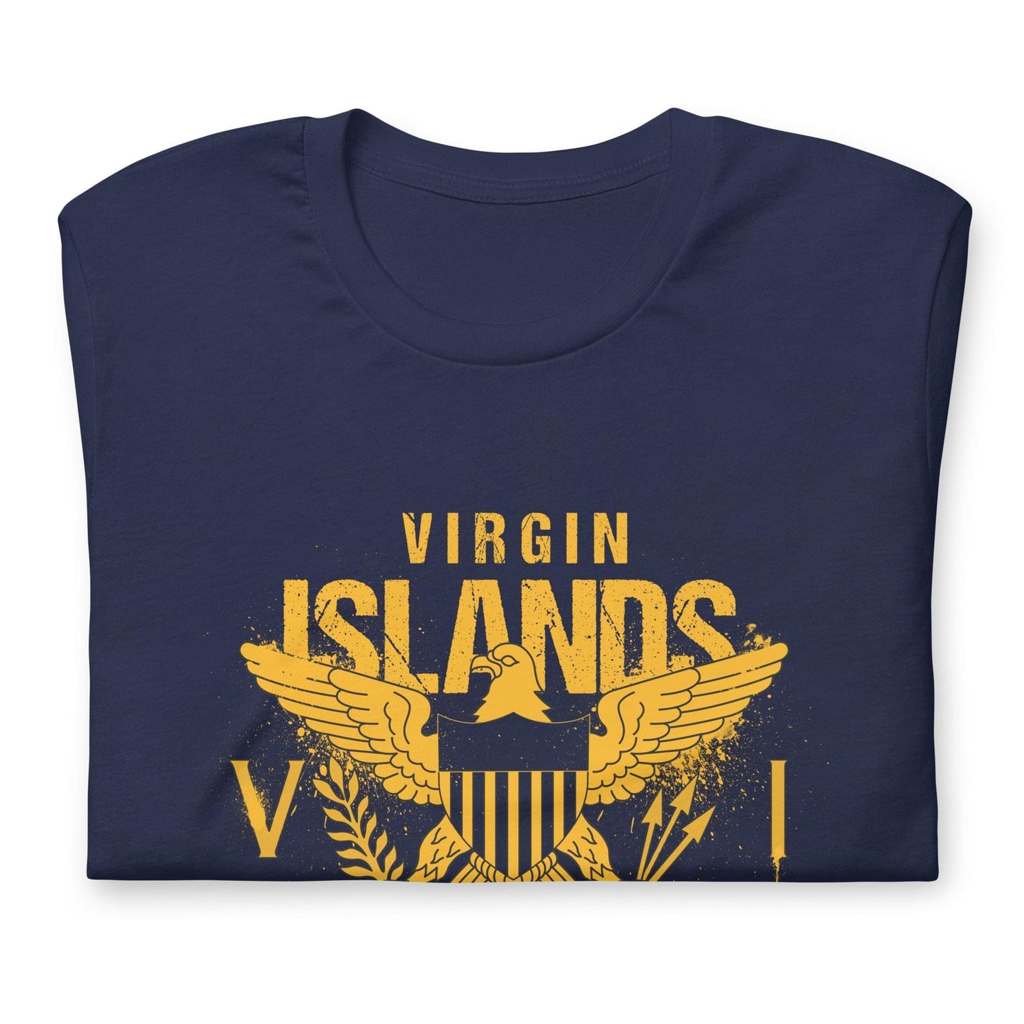 Gold Painted Vi Unisex Tee | Phade Fashion Virgin Islands