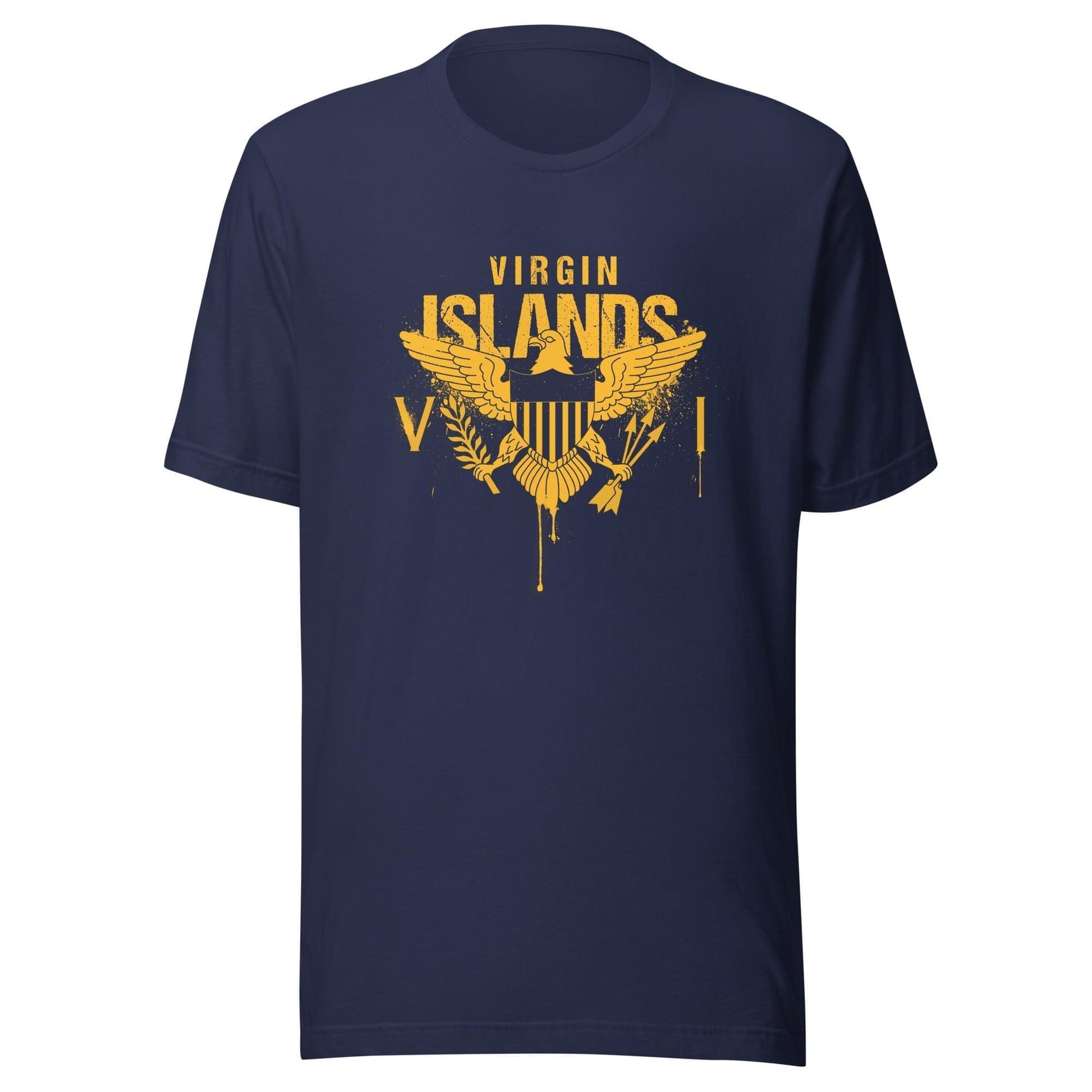 Gold Painted Vi Unisex Tee | Phade Fashion Virgin Islands