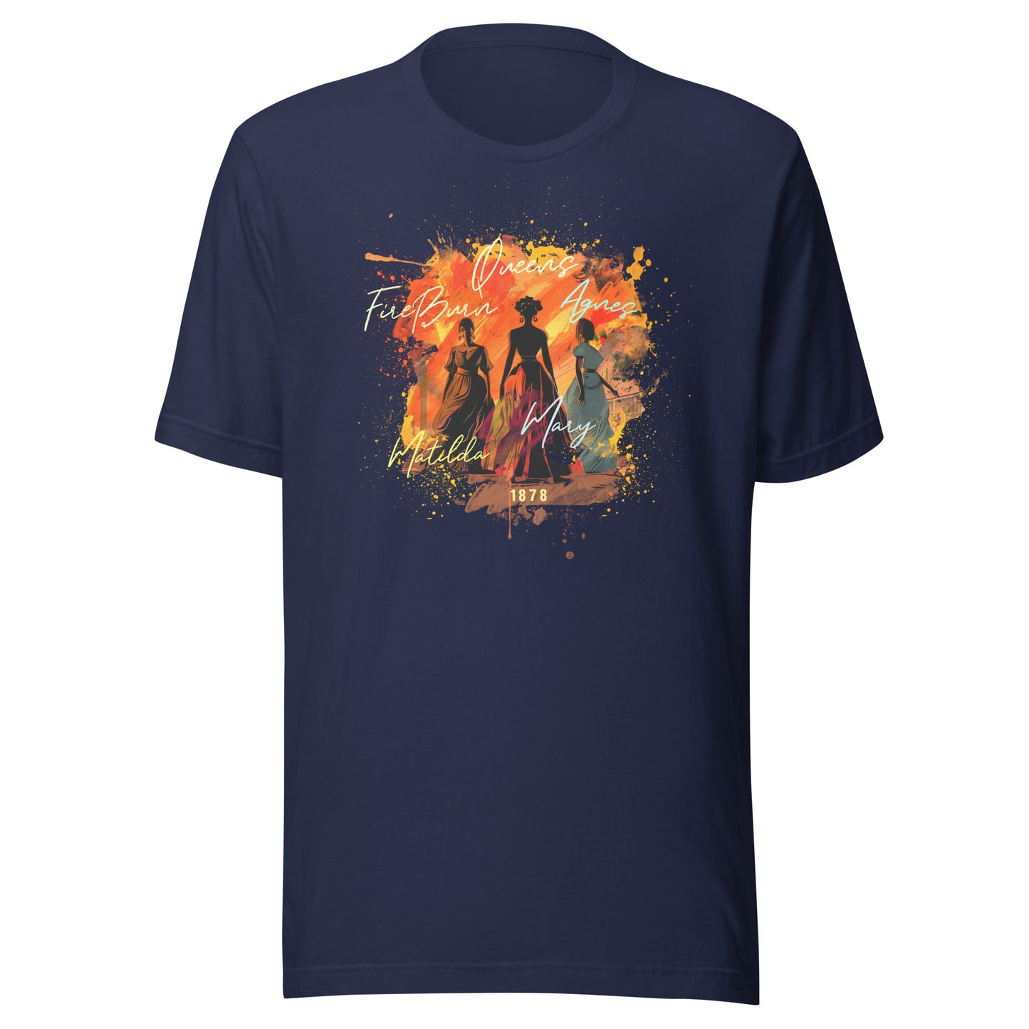 Unisex Fireburn Queens T-Shirt | Phade Fashion Virgin Islands