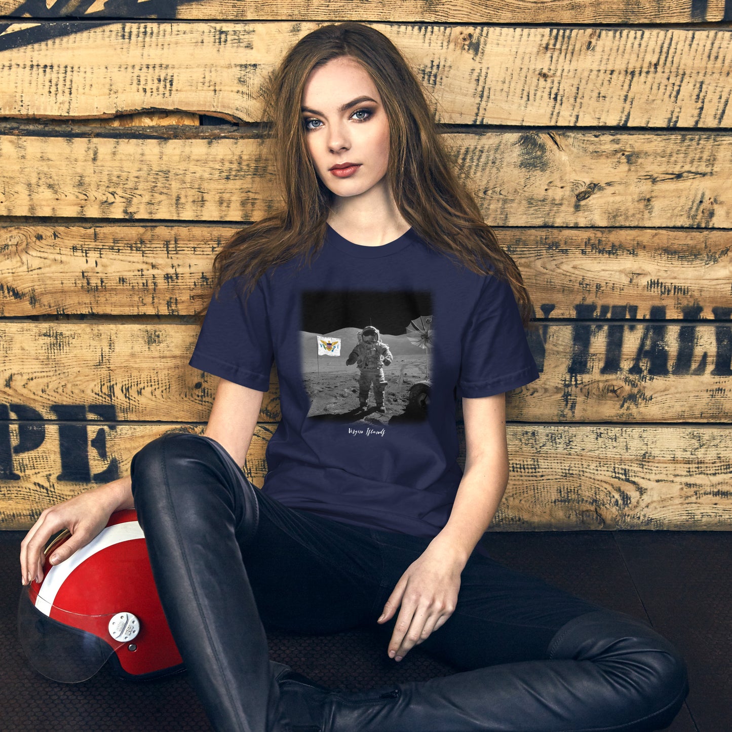 VI MAN ON MOON UNISEX T-SHIRT