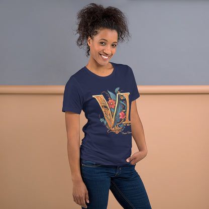 Roman Floral Unisex Tee | Phade Fashion Virgin Islands