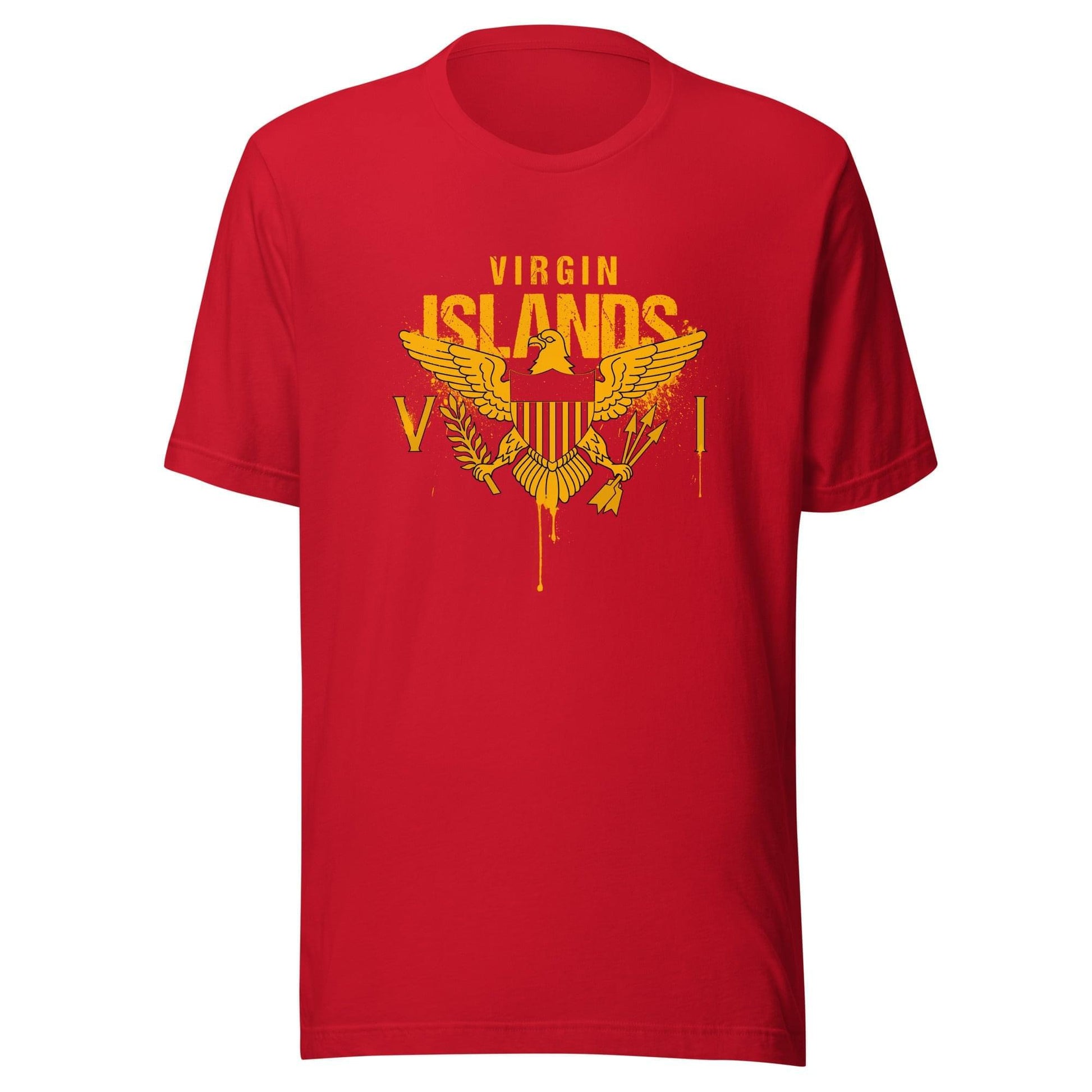 Gold Painted Vi Unisex Tee | Phade Fashion Virgin Islands