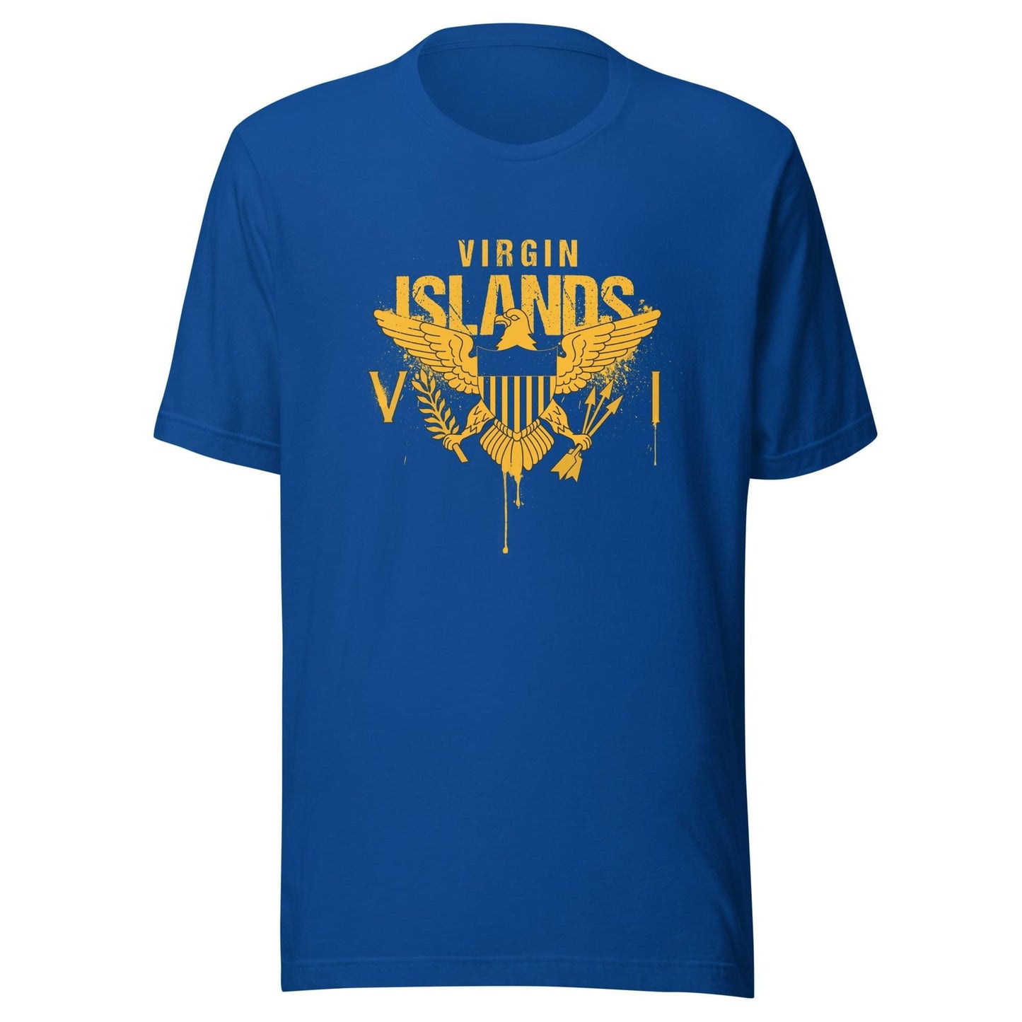 Gold Painted Vi Unisex Tee | Phade Fashion Virgin Islands