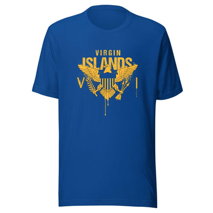 Gold Painted Vi Unisex Tee | Phade Fashion Virgin Islands