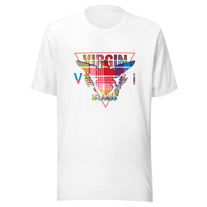 VI TRIANGLE MADRAS UNISEX T-SHIRT