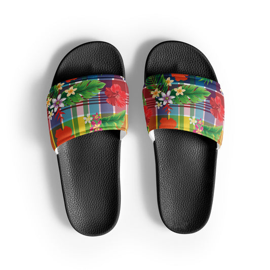 Madras Women's Slides | Phade Fashion Virgin Islands