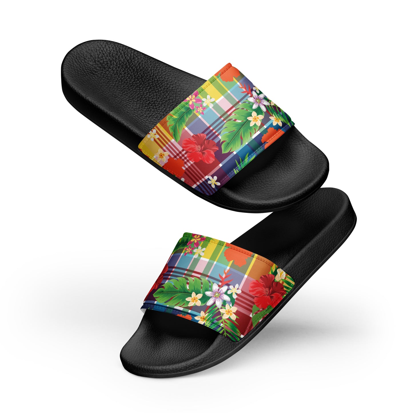 Madras Women's Slides | Phade Fashion Virgin Islands