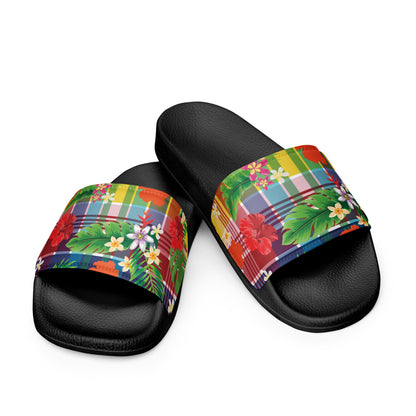 Madras Women's Slides | Phade Fashion Virgin Islands