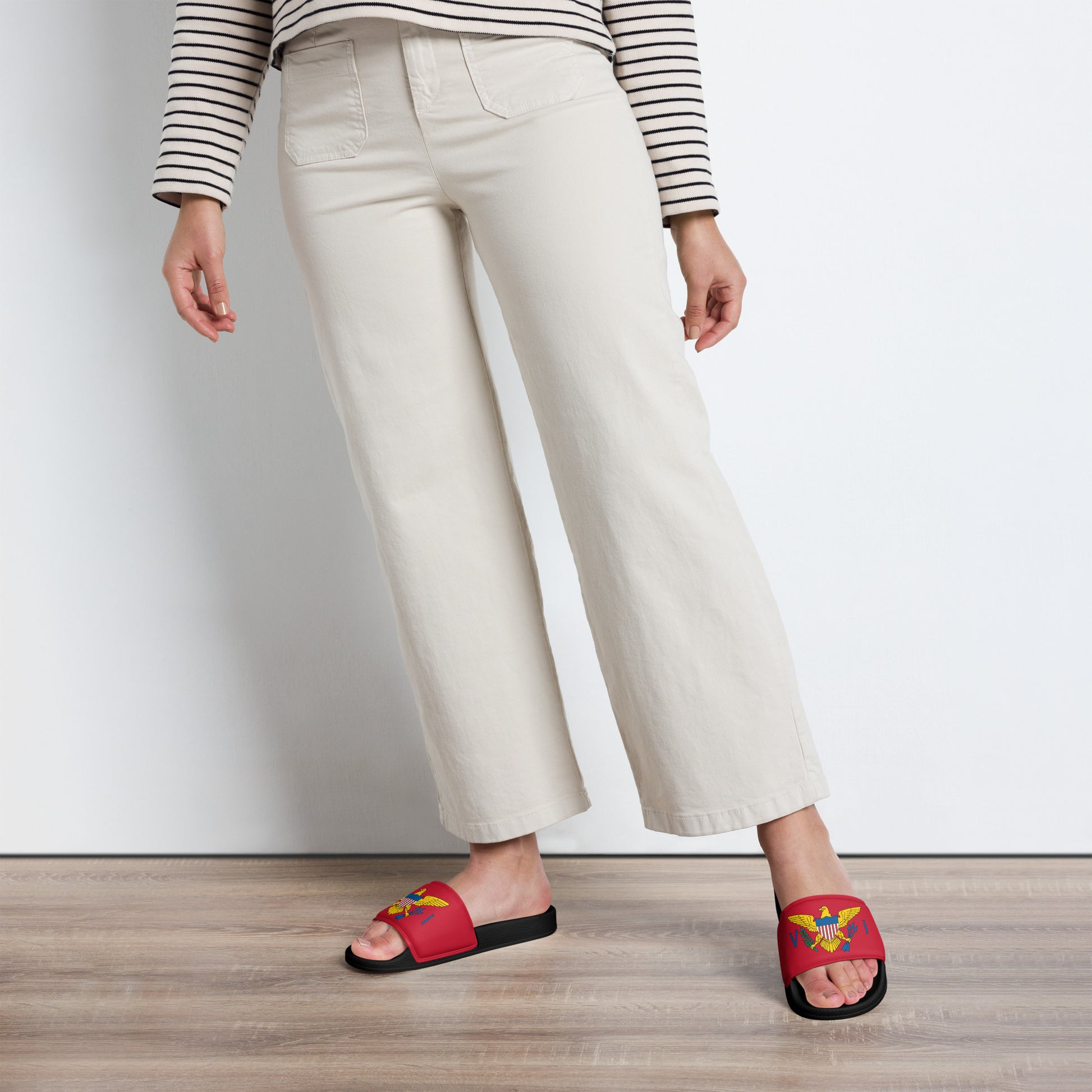 Cherry Red Women's Slides | Phade Fashion Virgin Islands