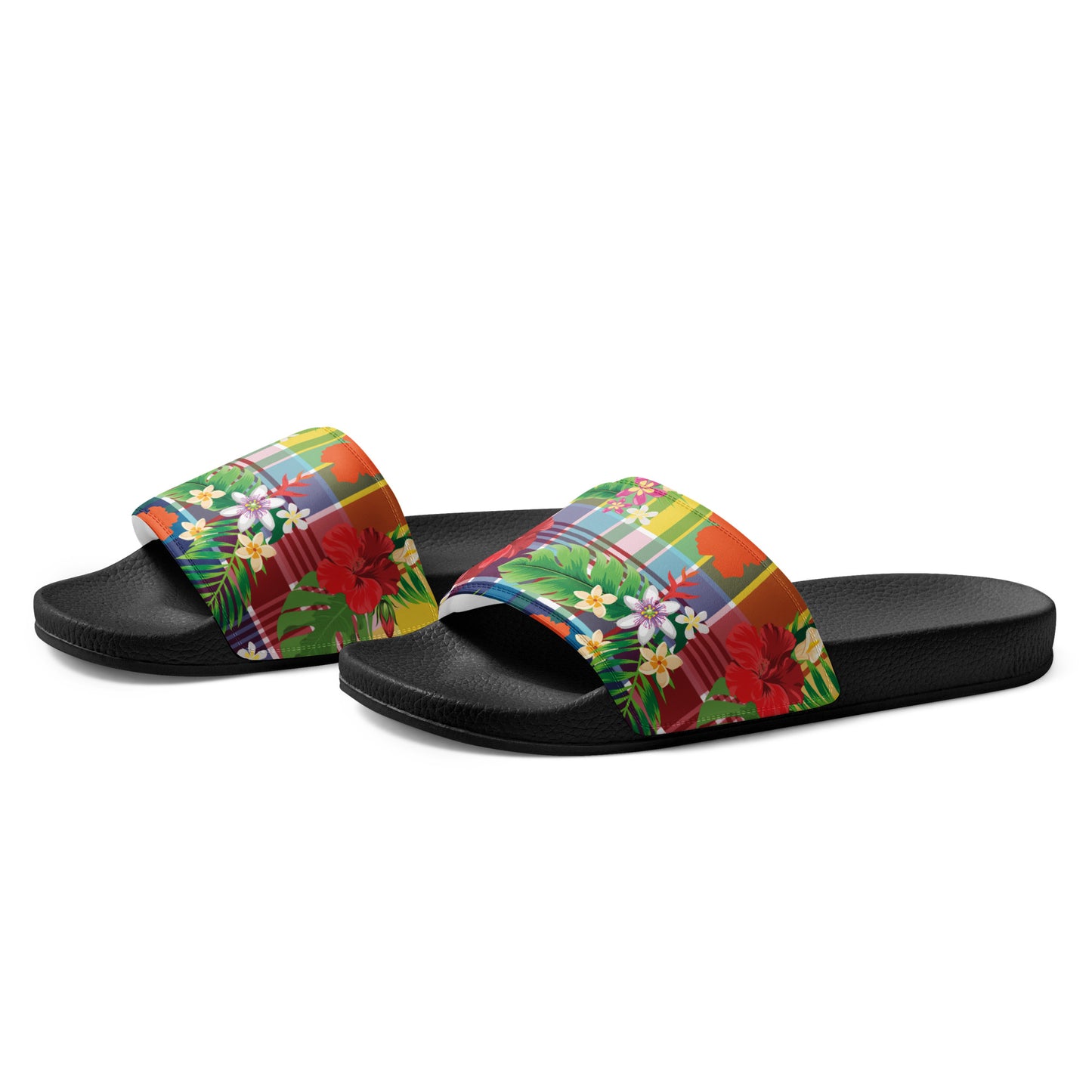 Madras Women's Slides | Phade Fashion Virgin Islands