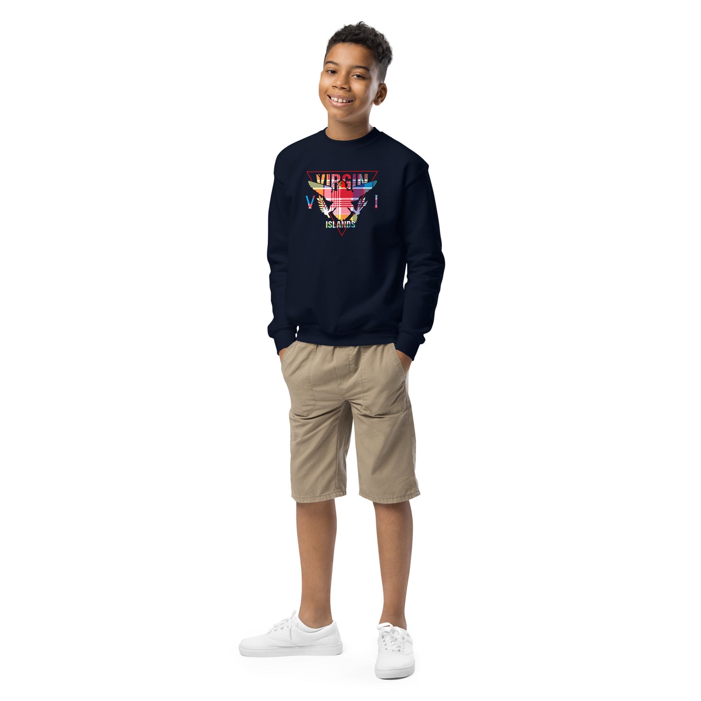 Youth hero crewneck sweatshirt