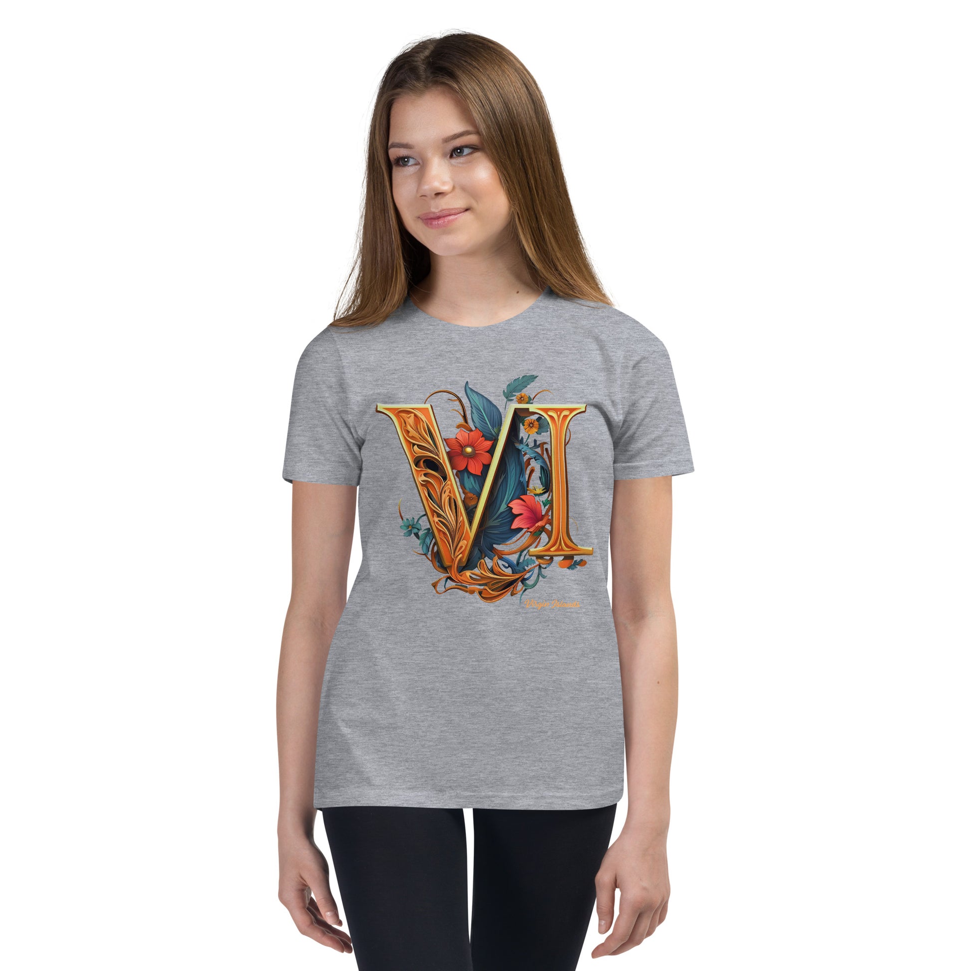 Youth Roman Floral VI Tee | Phade Fashion Virgin Islands