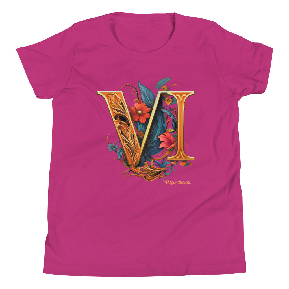 Youth Roman Floral VI Tee | Phade Fashion Virgin Islands