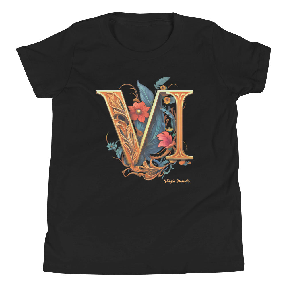 Youth Roman Floral VI Tee | Phade Fashion Virgin Islands