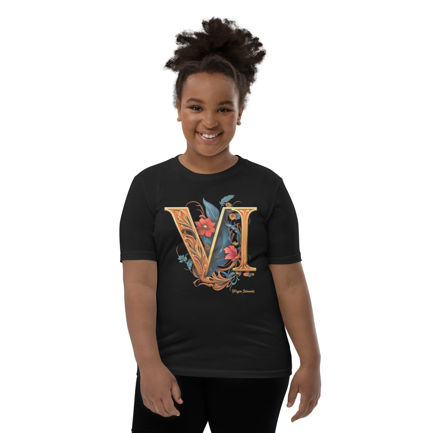 Youth Roman Floral VI Tee | Phade Fashion Virgin Islands