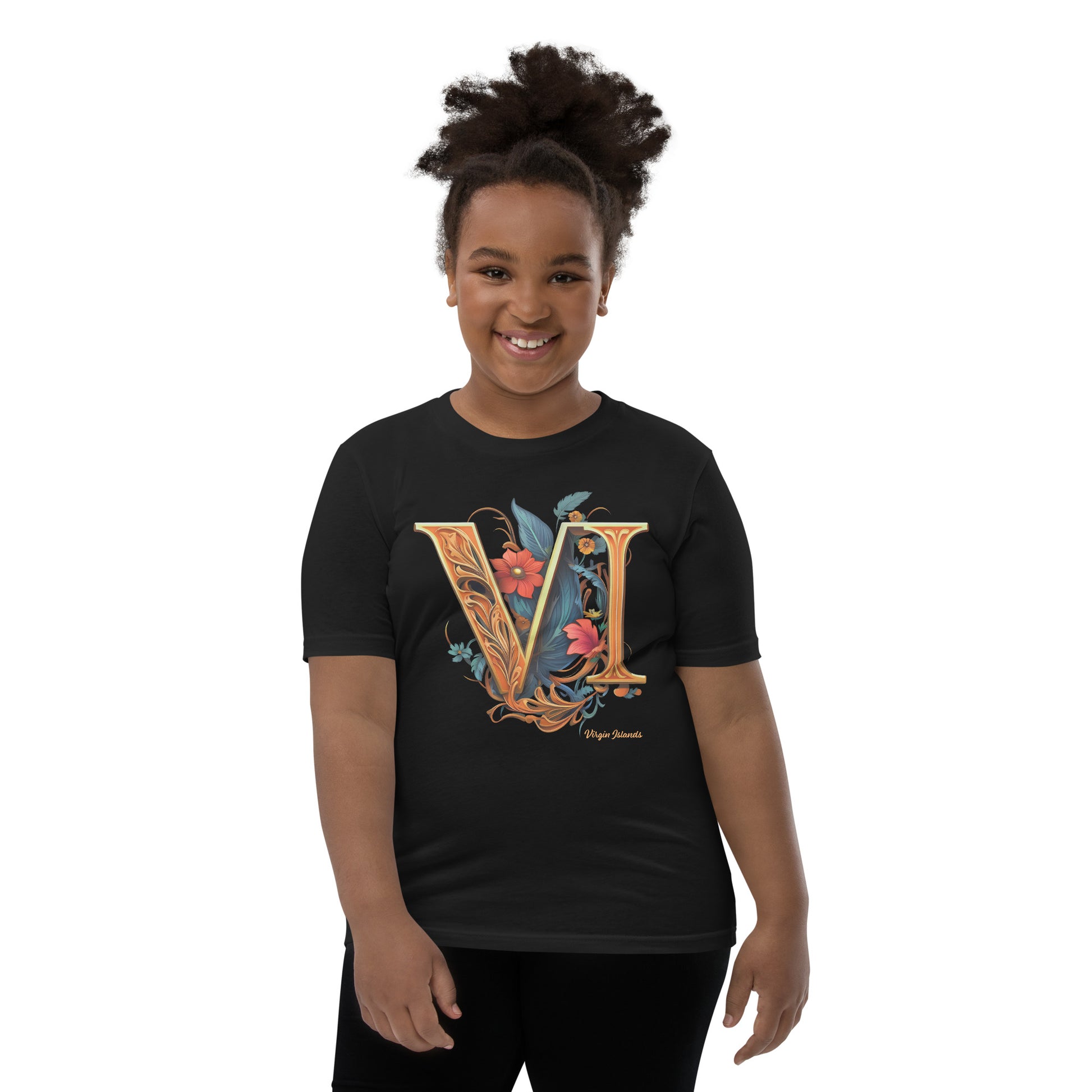 Youth Roman Floral VI Tee | Phade Fashion Virgin Islands