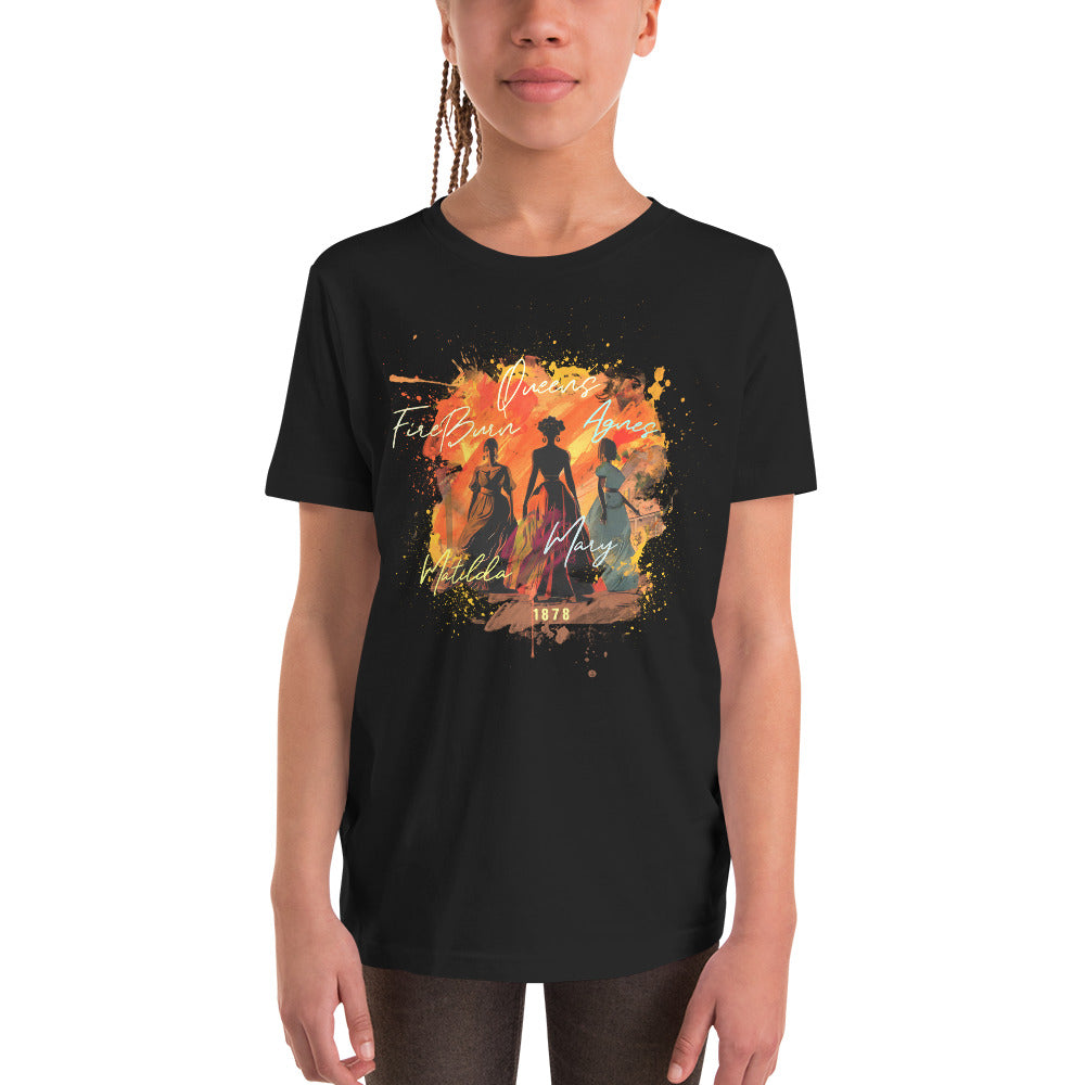 Queens Fireburn Youth T-Shirt | Phade Fashion Virgin Islands