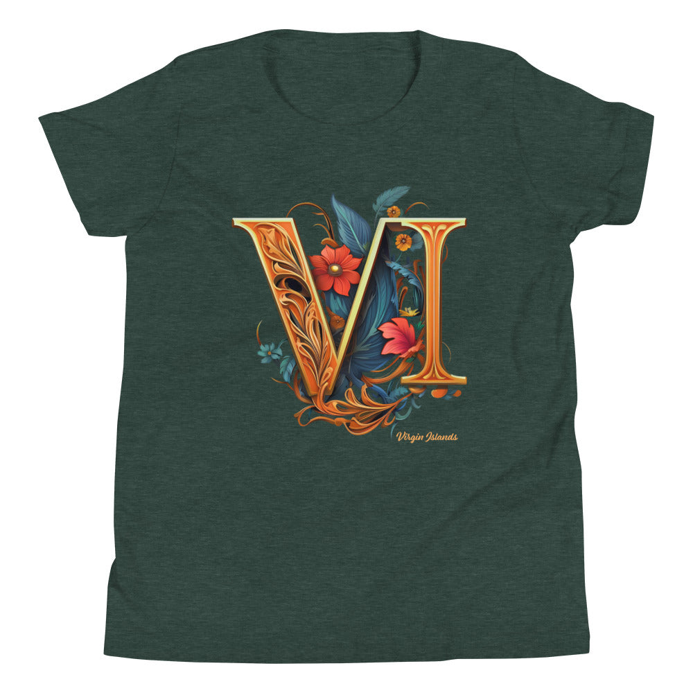 Youth Roman Floral VI Tee | Phade Fashion Virgin Islands