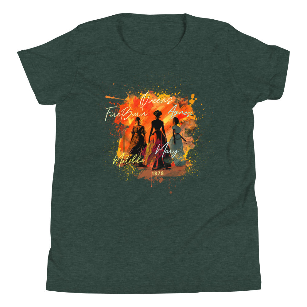 Queens Fireburn Youth T-Shirt | Phade Fashion Virgin Islands