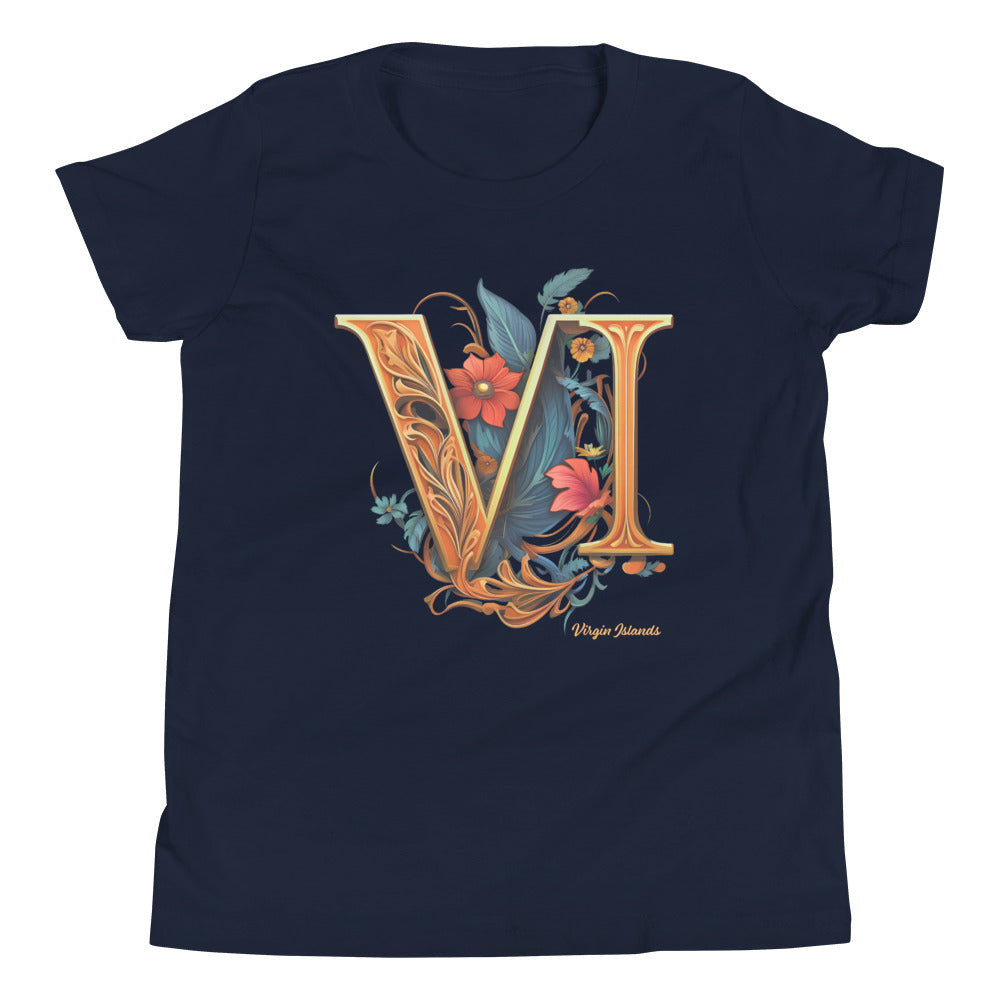 Youth Roman Floral VI Tee | Phade Fashion Virgin Islands