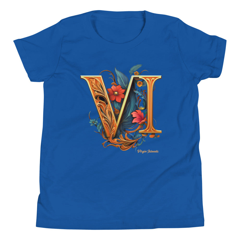 Youth Roman Floral VI Tee | Phade Fashion Virgin Islands