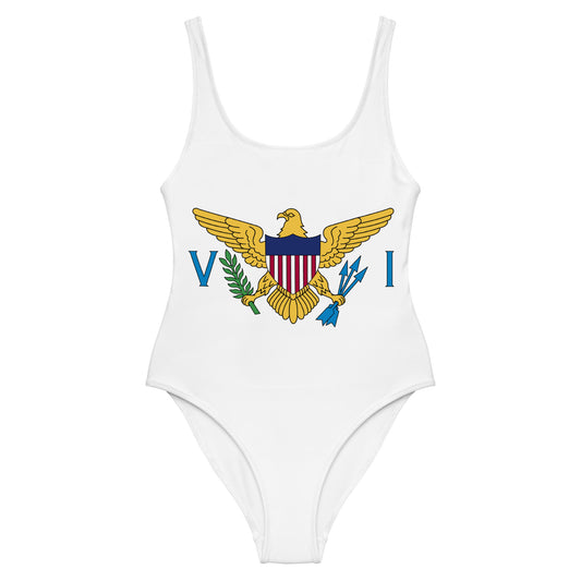 White One-Piece Swimsuit | Phade Fashion Virgin Islands