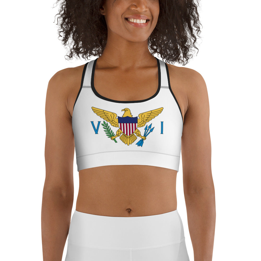 Vi White Sports Bra | Phade Fashion Virgin Islands