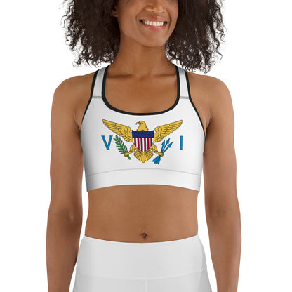 Vi White Sports Bra | Phade Fashion Virgin Islands