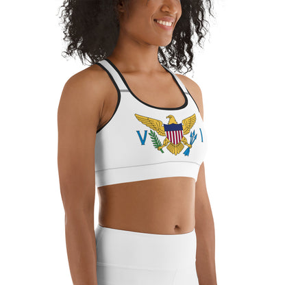 Vi White Sports Bra | Phade Fashion Virgin Islands