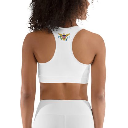 Vi White Sports Bra | Phade Fashion Virgin Islands
