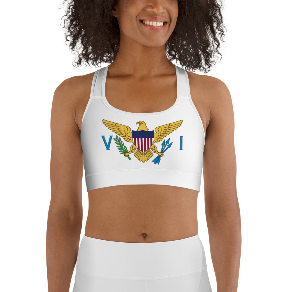 Vi White Sports Bra | Phade Fashion Virgin Islands