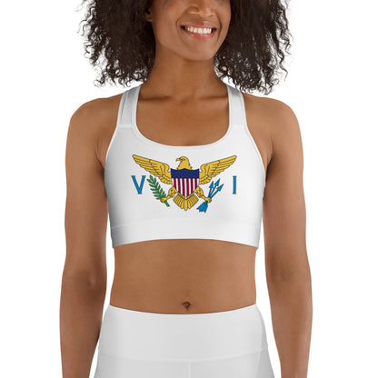 Vi White Sports Bra | Phade Fashion Virgin Islands