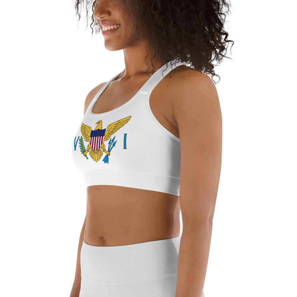 Vi White Sports Bra | Phade Fashion Virgin Islands