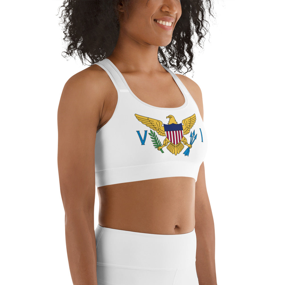 Vi White Sports Bra | Phade Fashion Virgin Islands