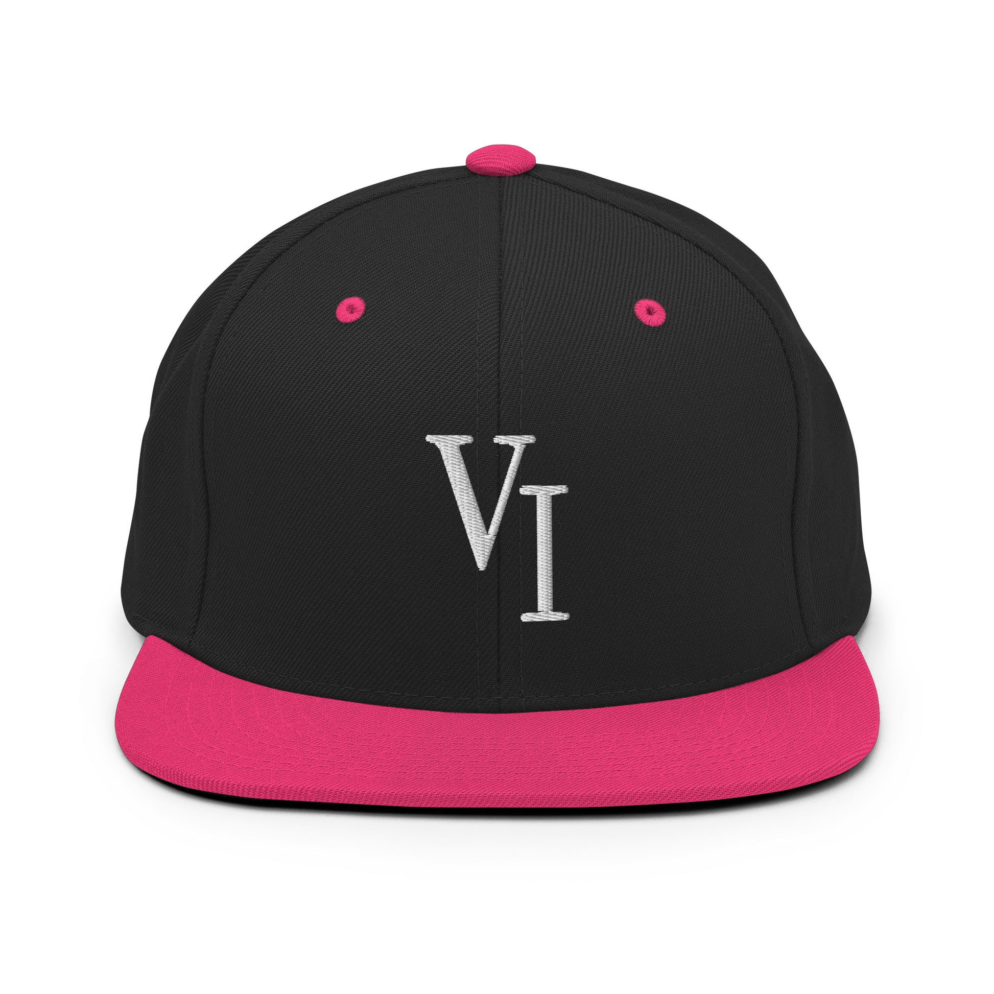 Vi Snapback Hat White Logo | Phade Fashion Virgin Islands
