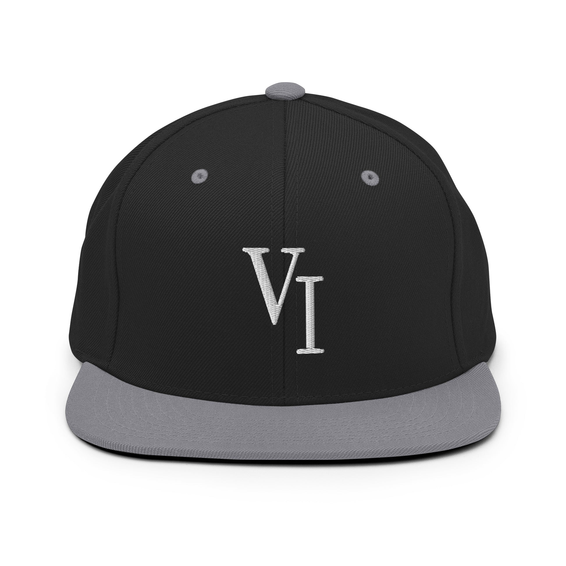 Vi Snapback Hat White Logo | Phade Fashion Virgin Islands