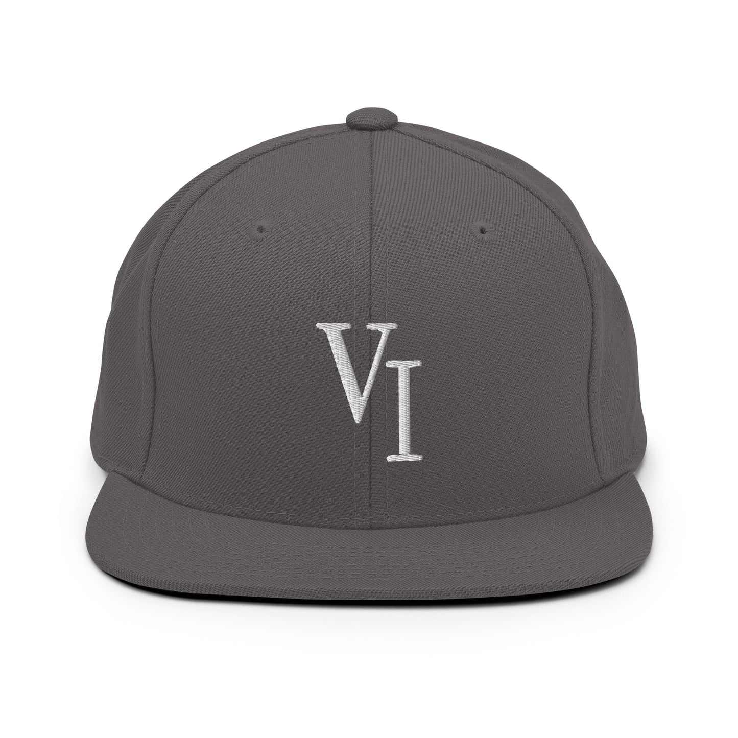 Vi Snapback Hat White Logo | Phade Fashion Virgin Islands