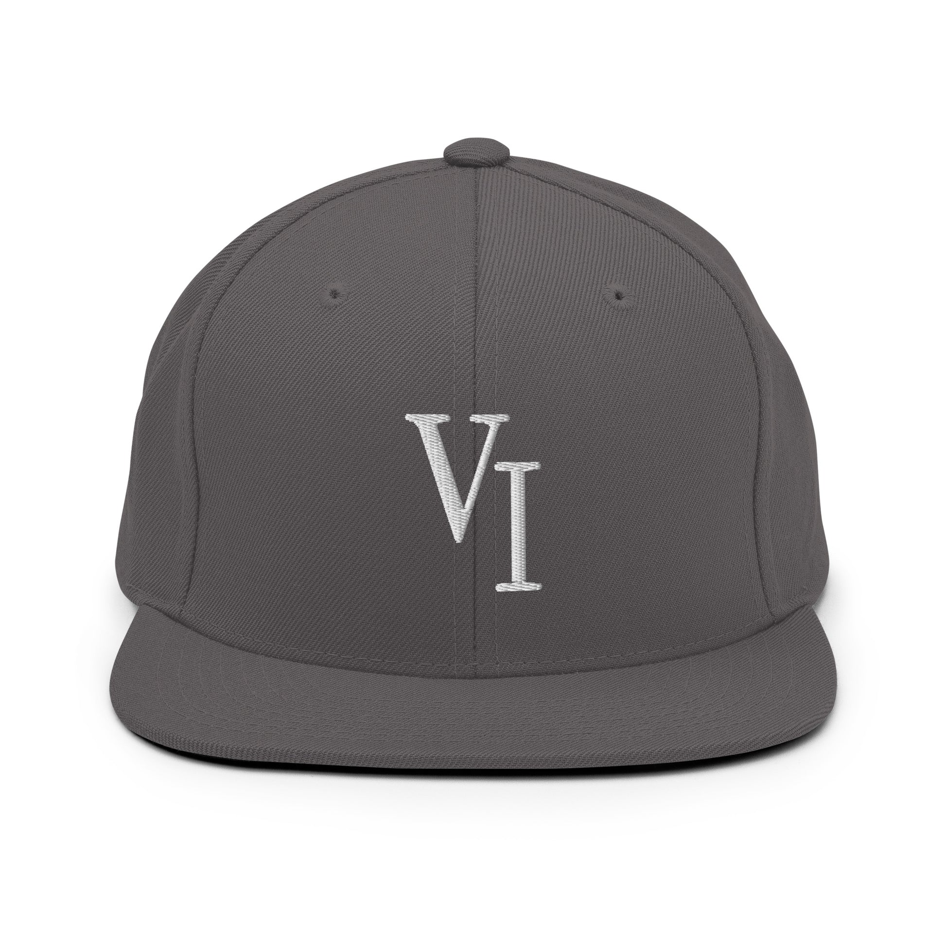 Vi Snapback Hat White Logo | Phade Fashion Virgin Islands