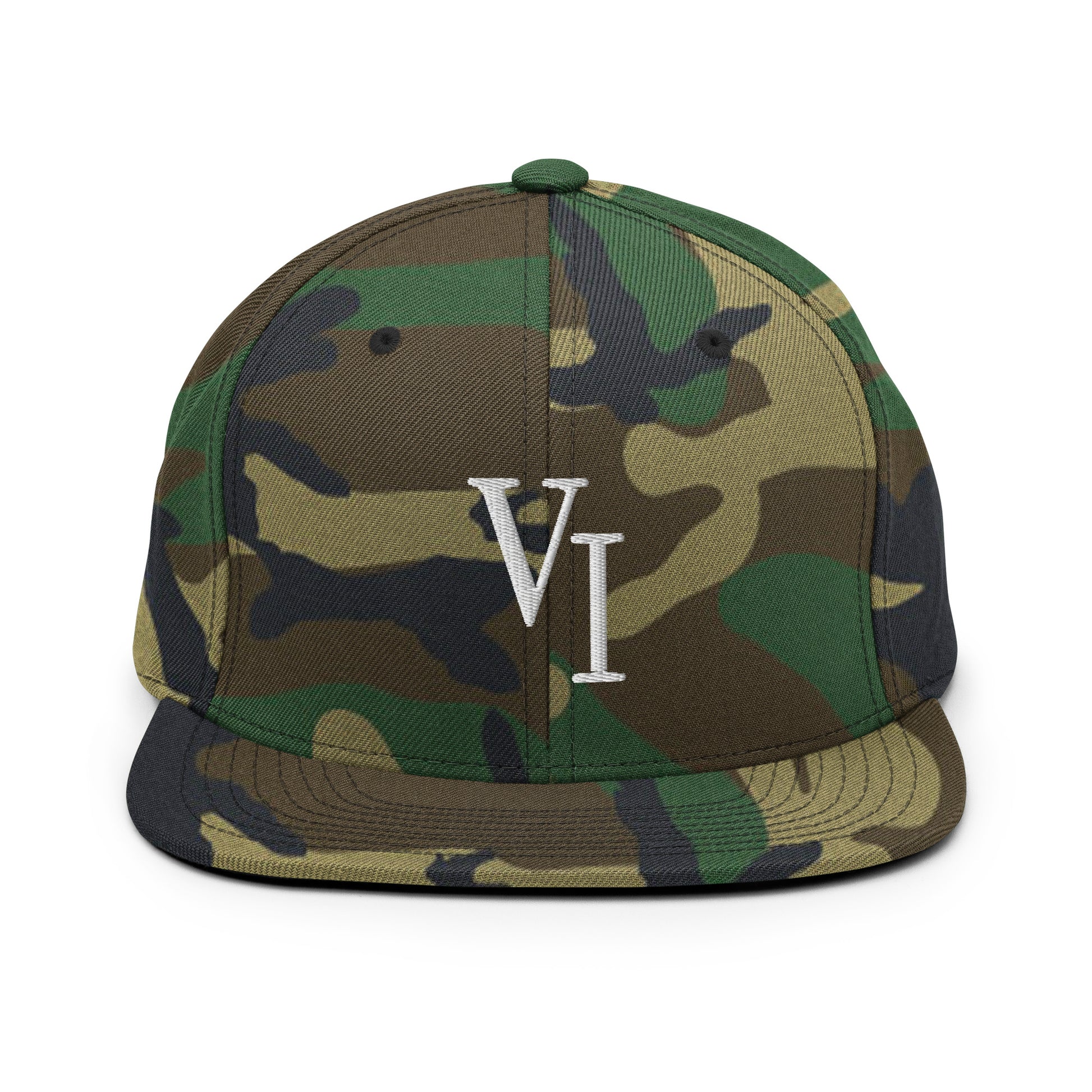 Vi Snapback Hat White Logo | Phade Fashion Virgin Islands