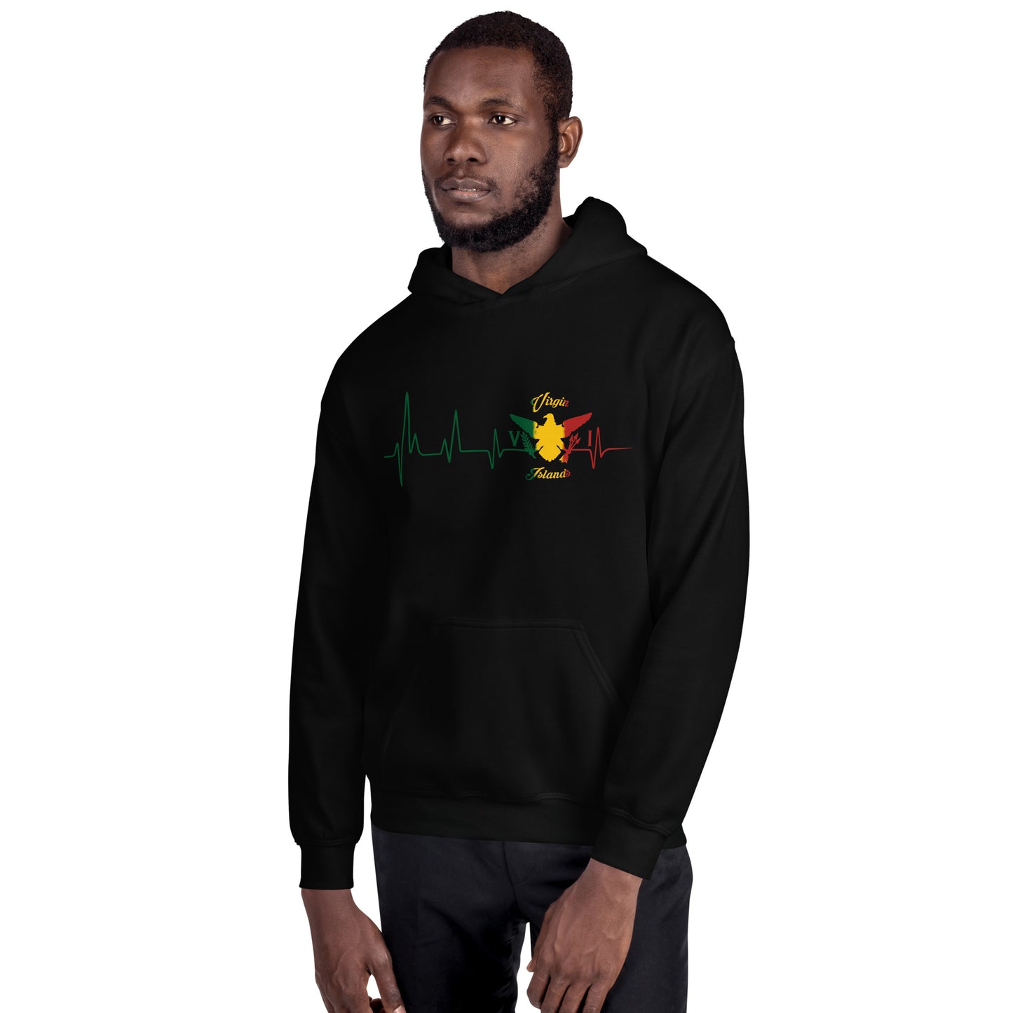 Unisex Heart Beat Hoodie | Phade Fashion Virgin Islands