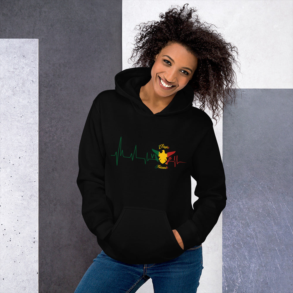 Unisex Heart Beat Hoodie | Phade Fashion Virgin Islands