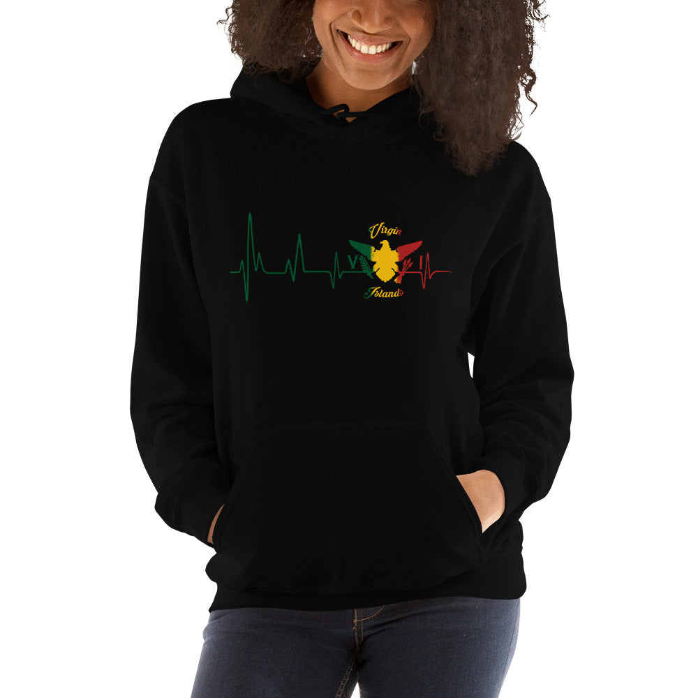 Unisex Heart Beat Hoodie | Phade Fashion Virgin Islands